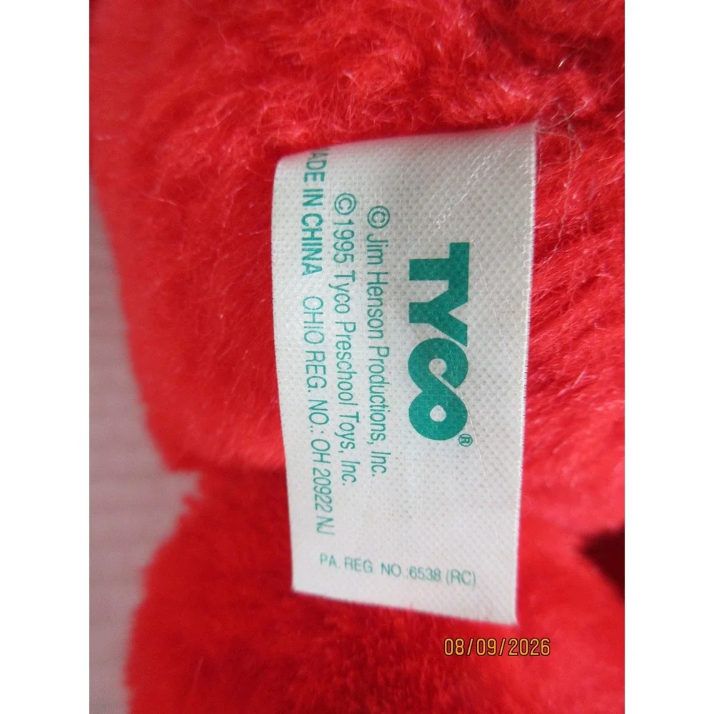 Vintage 1995 Tyco Sesame Street Tickle Me Elmo Plush Toy 62715 Tested Works